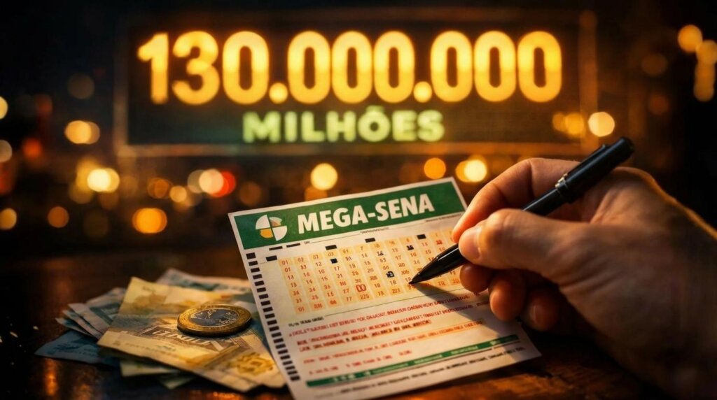 Mega-Sena 2977 sorteia R$ 130 milhões acumulados hoje.