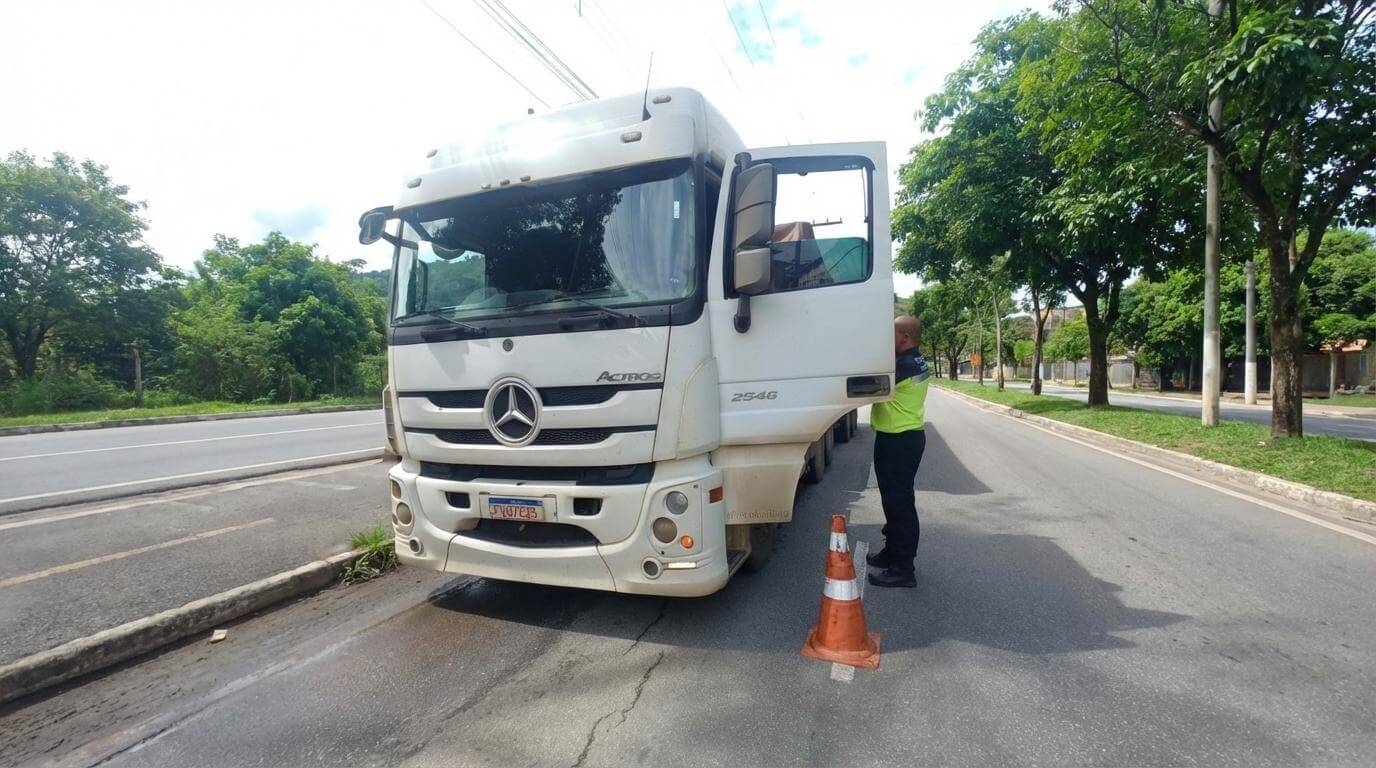 Timóteo retoma restrição de veículos pesados por vias e segurança. soaquinoticias