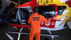 Samu de Minas Gerais ganha hangar para nova UTI aérea regional