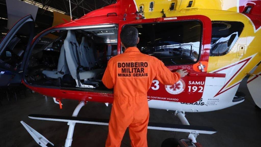 Samu de Minas Gerais ganha hangar para nova UTI aérea regional