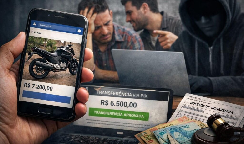 Morador de Timóteo sofre golpe de R$ 6,5 mil na compra de motocicleta soaquinoticias
