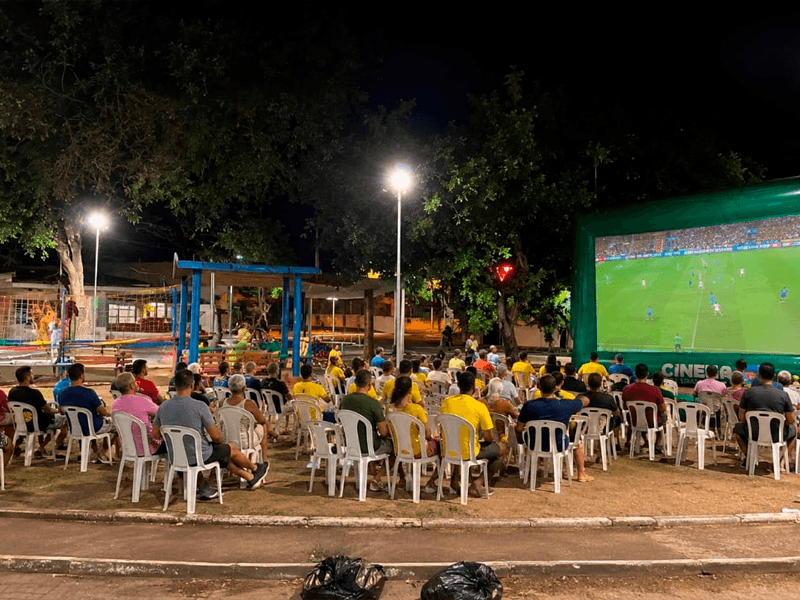 Projeto Arena Brasil promove evento gratuito com transmissão de jogo em Timóteo soaquinoticias