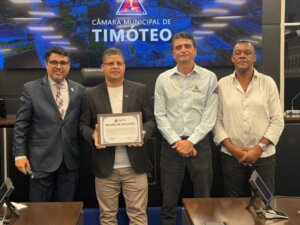 Camara de Timoteo homenageia CEFET MG pelos vinte anos de atuacao soaquinoticias