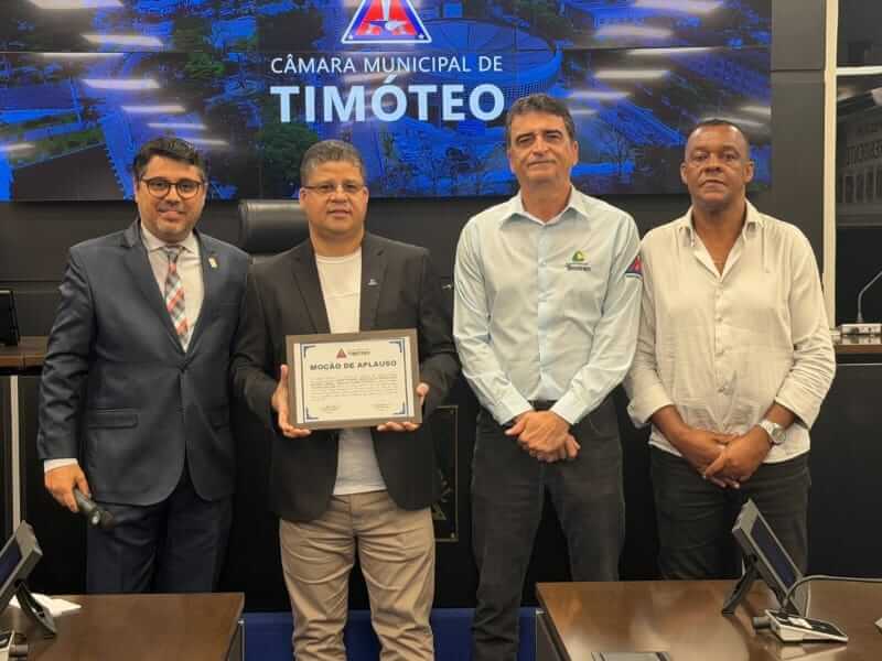 Camara de Timoteo homenageia CEFET MG pelos vinte anos de atuacao soaquinoticias