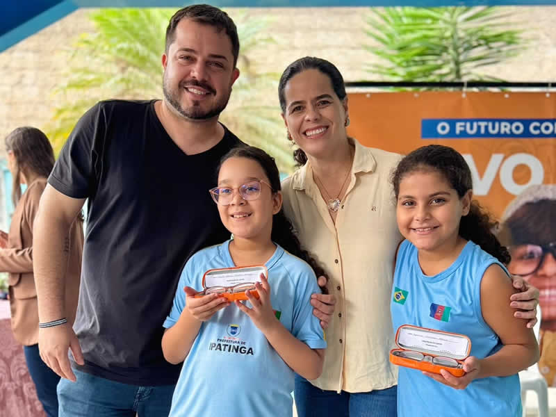 Prefeitura de Ipatinga entrega óculos a estudantes pelo projeto Olhares do Futuro soaquinoticias