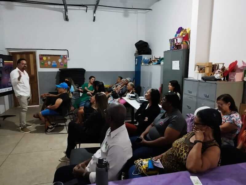 CRAS Sudoeste promove palestra sobre prevenção à violência contra a mulher soaquinoticias
