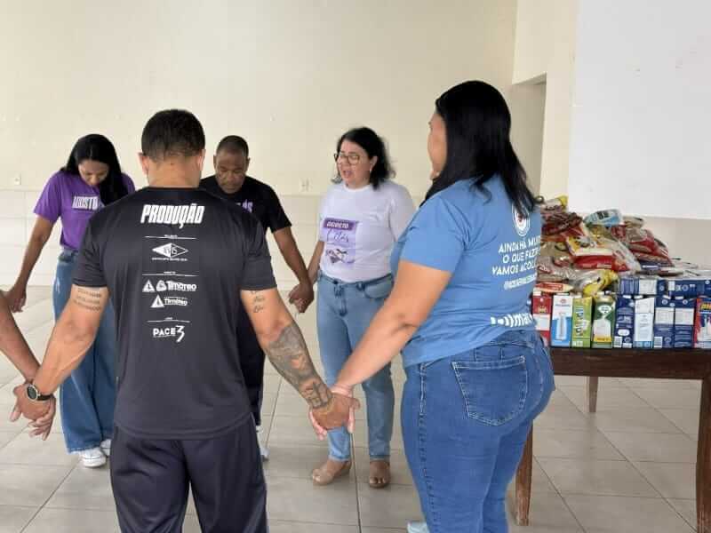 Corrida Agosto Lilás entrega meia tonelada de alimentos para familias vulneraveis soaquinoticias