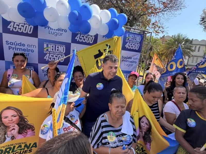 Candidato Heleno do Hospital realiza caminhada no bairro Esperança soaquinoticias