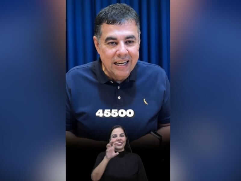 Heleno do Hospital aposta em Libras e saúde na campanha eleitoral soaquinoticias