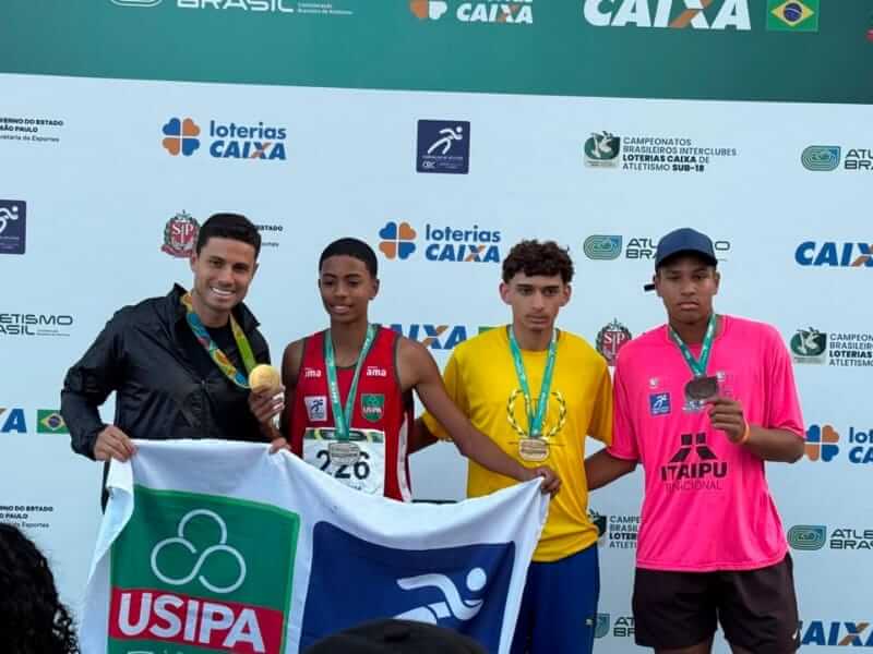 Atleta da Usipa conquista prata no Brasileiro Sub-18 de Atletismo soaquinoticias