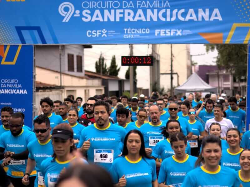 Circuito da Familia Sanfranciscana reúne mais de quinhentos participantes em Ipatinga soaquinoticias