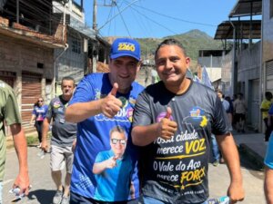 Cristiano do CAIS e Dr. Marcos Vinicius realizam caminhada em Coronel Fabriciano soaquinoticias