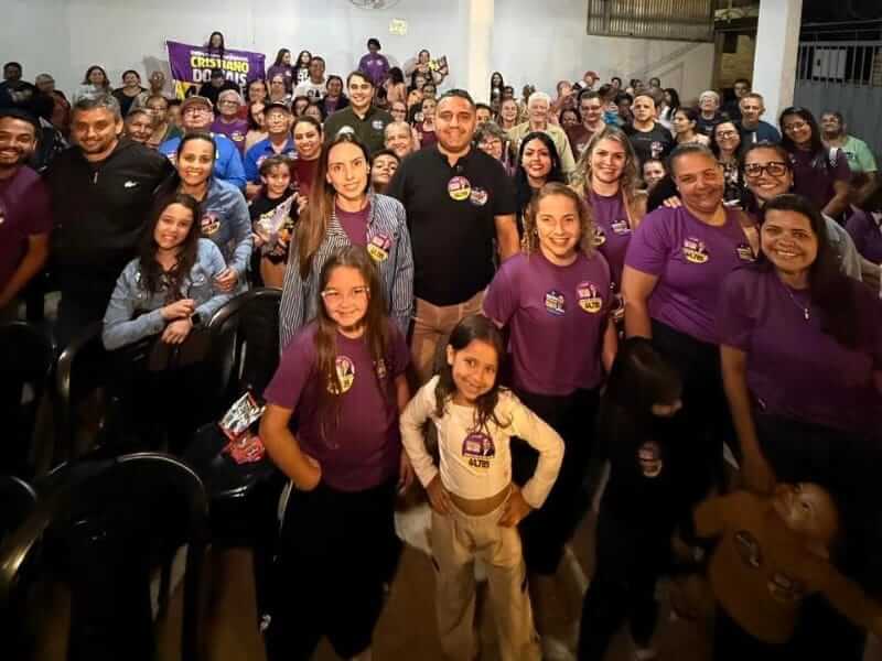 Cristiano do CAIS fortalece campanha para deputado estadual em Santana do Paraiso soaquinoticias