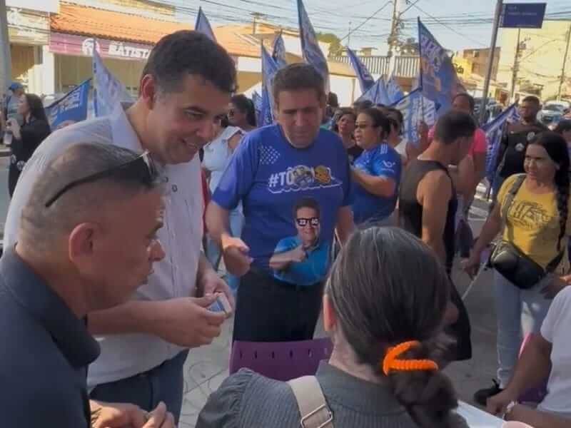 Dr. Marcos Vinícius pede votos para Heleno do Hospital em Coronel Fabriciano soaquinoticias