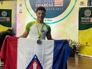 Atleta mineiro de 15 anos conquista terceiro lugar no Campeonato Brasileiro de Jiu-Jitsu soaquinoticias
