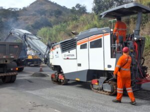 Obras na BR-381 alteram tráfego entre Caeté e Governador Valadares soaquinoticias