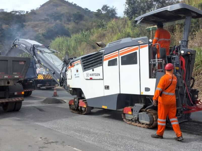 Obras na BR-381 alteram tráfego entre Caeté e Governador Valadares soaquinoticias