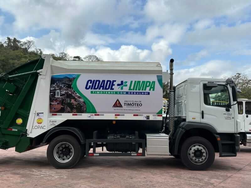 Prefeitura de Timoteo lanca campanha e nova frota de limpeza urbana soaquinoticias