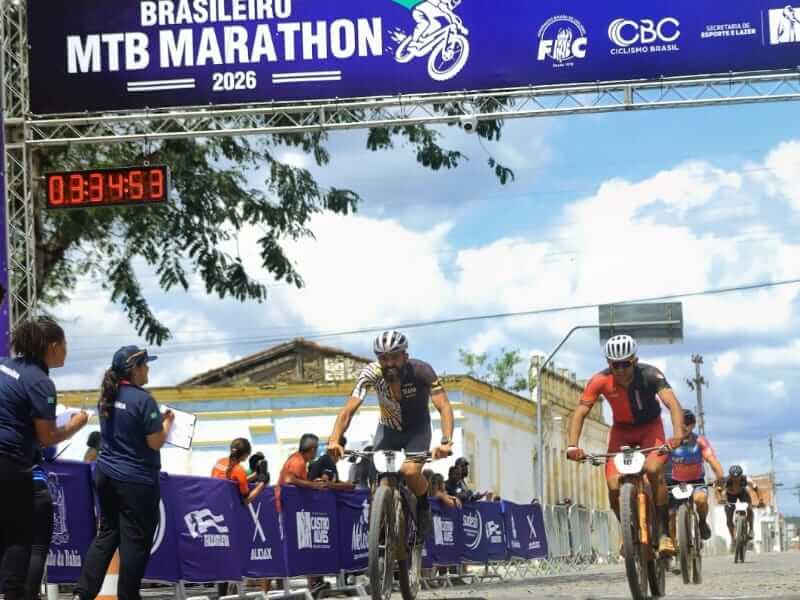 Ciclista Tiago Barba conquista terceiro lugar no Campeonato Brasileiro de MTB Marathon soaquinoticias