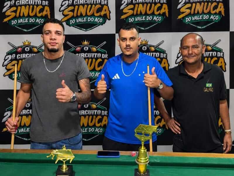 Ryan Neres conquista o bicampeonato do Circuito de Sinuca do Vale do Aço soaquinoticias