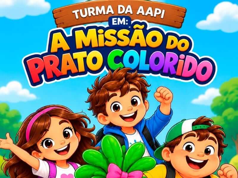 AAPI distribui revistinhas sobre alimentacao saudavel no Mes das Criancas soaquinoticias