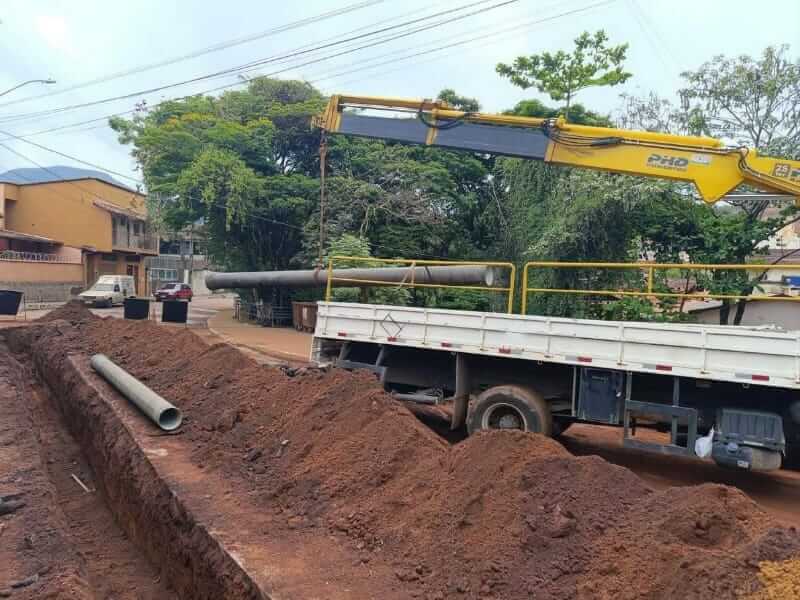Copasa substitui adutora e intensifica abastecimento de água em Barao de Cocais soaquinoticias