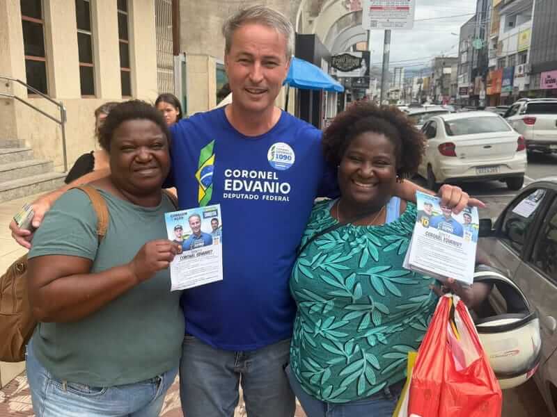 Coronel Edvanio encerra campanha eleitoral e vota em Ipatinga neste domingo soaquinoticias