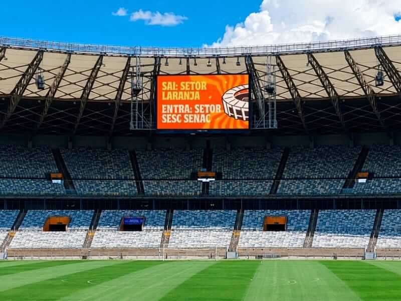 Setor Laranja do Mineirao passa a se chamar Setor Sesc Senac soaquinoticias